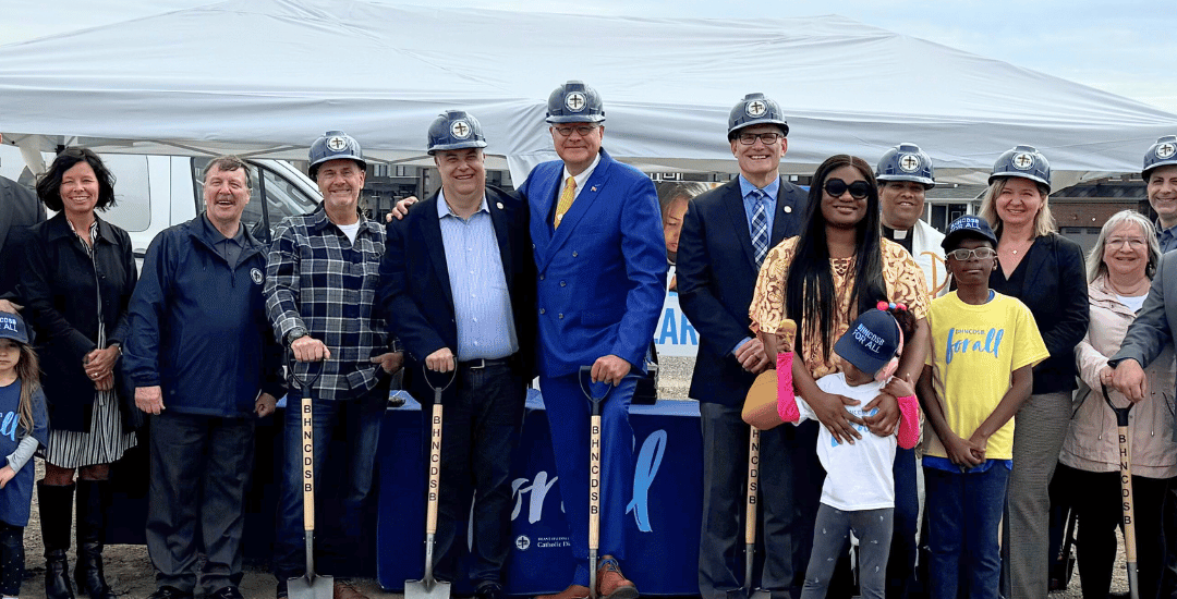 Pope Francis Catholic Elementary School Sod Turning!